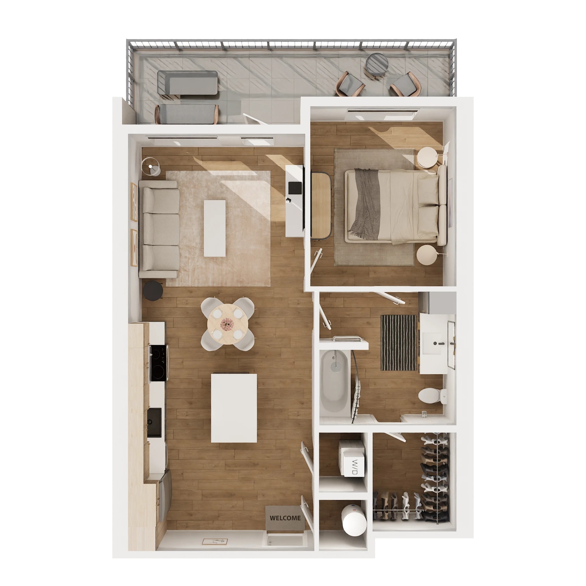 A1C floor plan